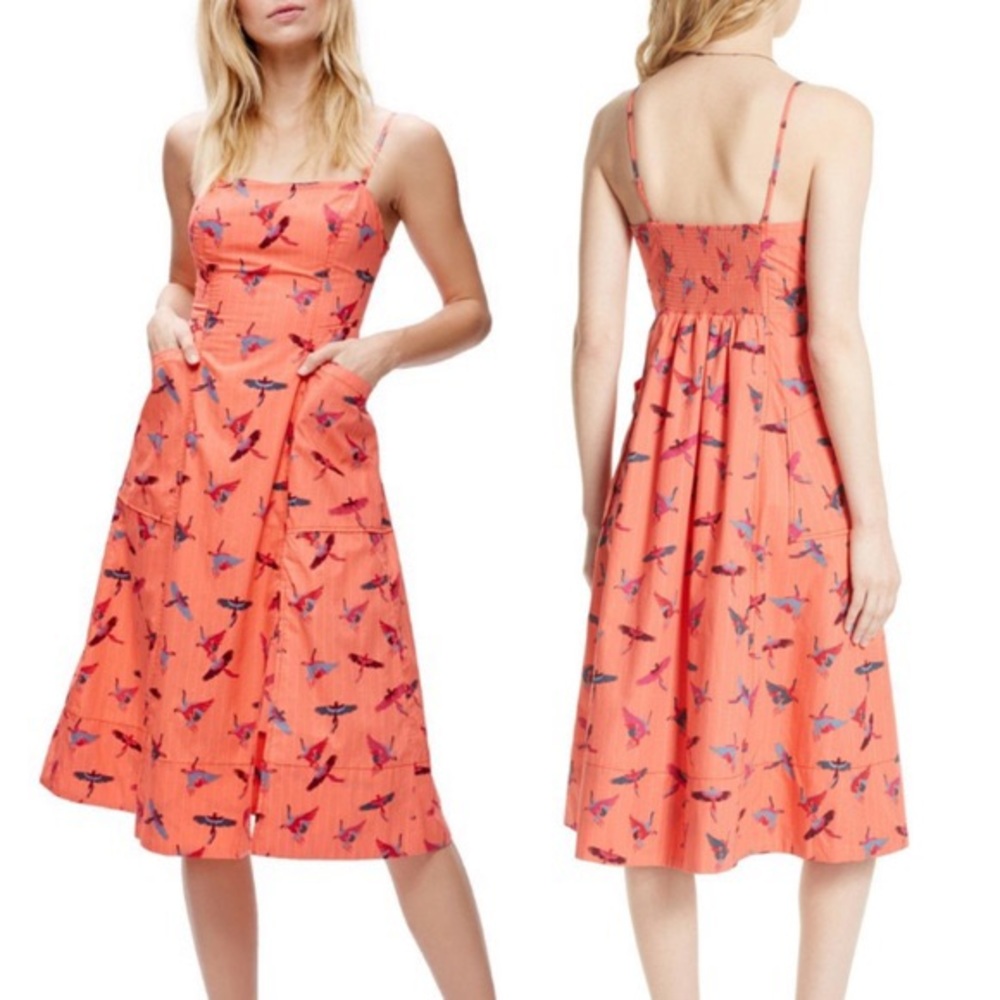 Free People Sunshine of your Love Bird Dress